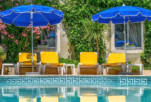 La piscine de l'hôtel Résidence