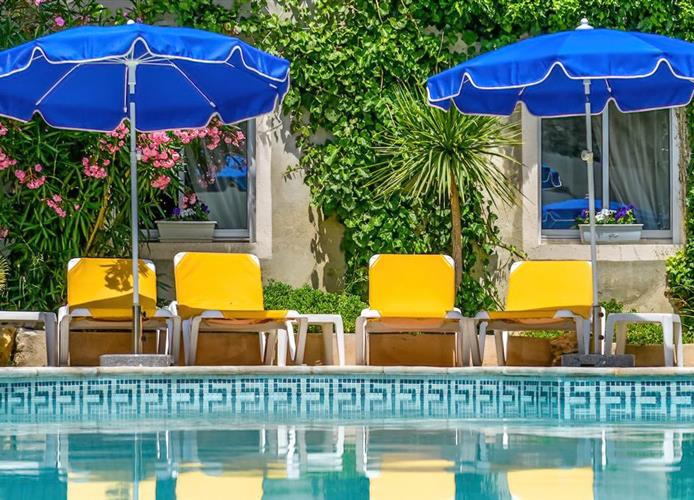 La piscine de l'hôtel Résidence