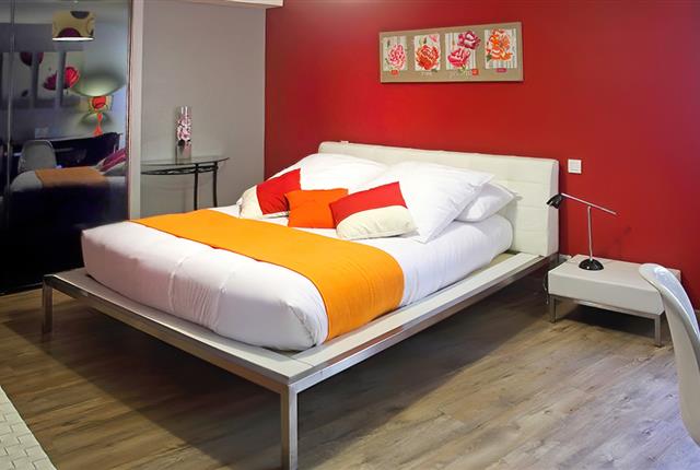 Chambre Double Prestige de l'Hôtel Résidence à Nissan-Lez-Ensérune