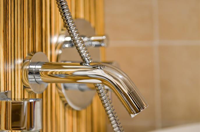 Salle de bain de la Chambre Double Prestige à l'Hôtel Résidence 3 étoiles