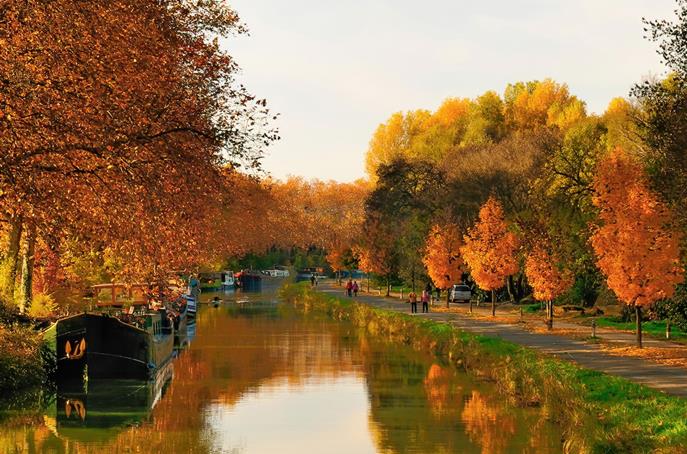 Canal du Midi - Près de l'Hôtel Résidence à Nissan-Lez-Enserune (34)