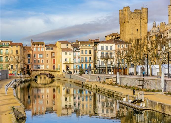 Canal de la Robine à Narbonne - Près de l'Hôtel Résidence à Nissan-Lez-Enserune (34)