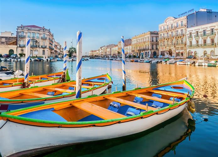 Canal Royal de Sète, près de l'hotel Résidence